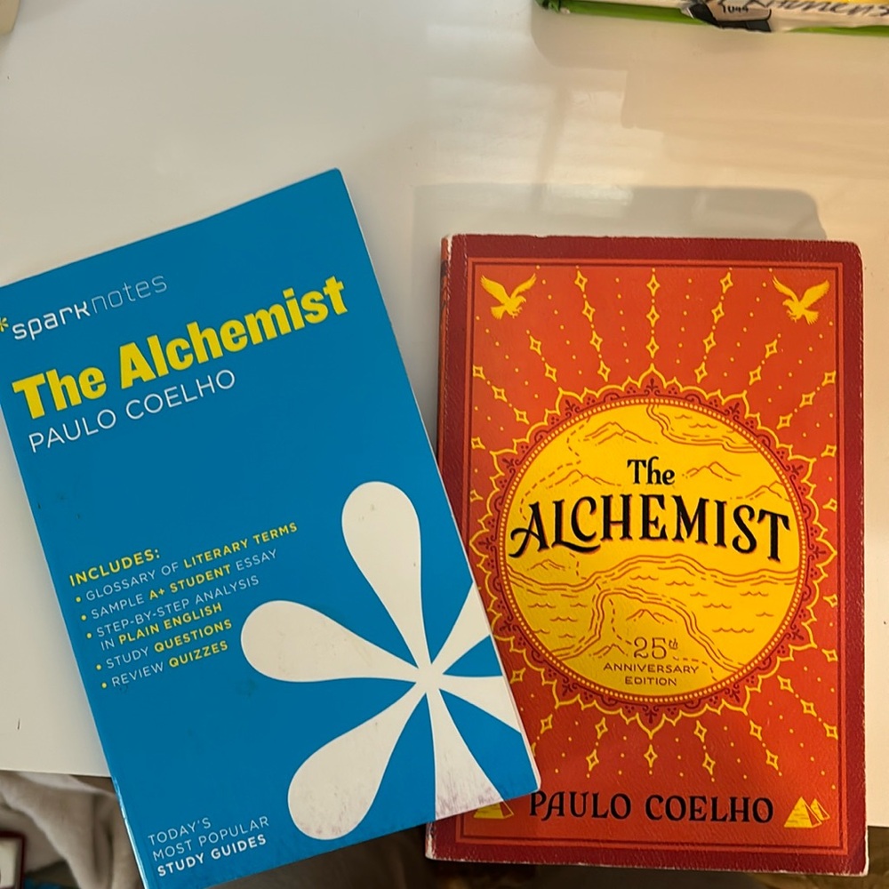 the alchemist book and spark notes